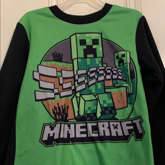 mojang Other - Minecraft pajama shirt